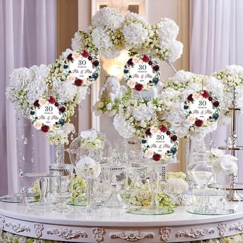 1PC 2020 Christmas Ornament Keepsake Married Mr & Mrs Gift Wedding Anniversary Hanging Pendant Home Decor Kerstboom Decoraties