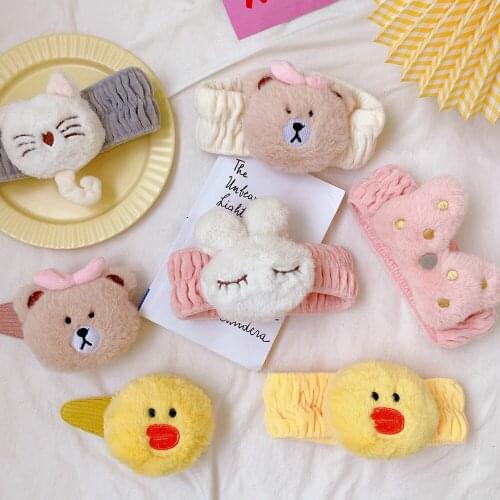 2Pcs/Set Fruit Wash Hair Band Facial Mask Makeup Headband Simple And Sweet Korean Headwear