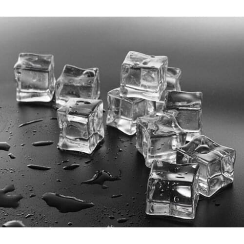 24 pcs/1 set Simulating ice cubes Strong neodymium Fridge magnets for refrigerator Home decoration office photo message Magnet