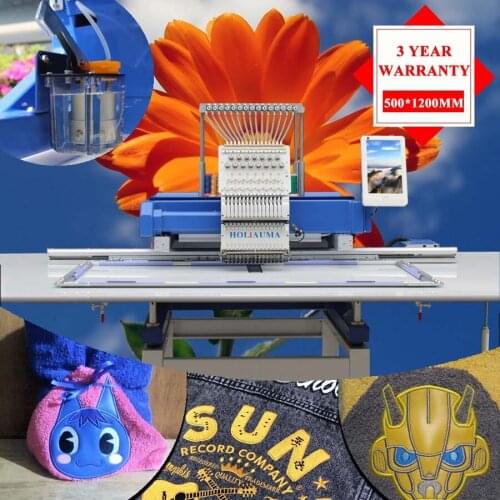 3 Years Quality Warranty!!!Various Models Head Single Happy Similar Embroidery Machine Used Chenille 500*1200mm Emrboidery Area