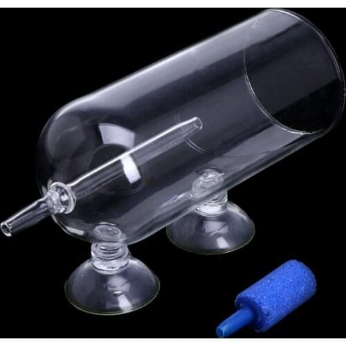 Aquarium Glass CO2 Diffuser Bubble Air Stone Purge Oxygen Aeration