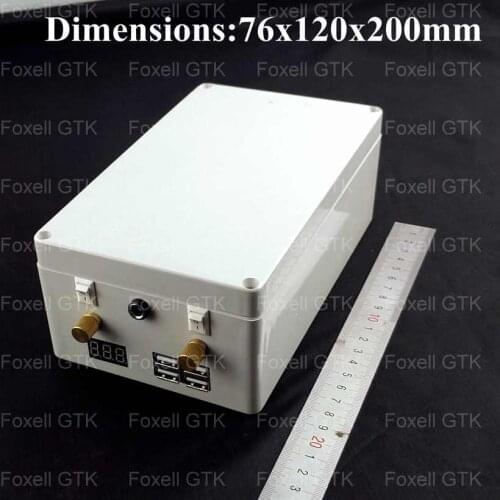 White box 12v 30ah battery lithium bateria dc 12v li-ion power bank for 100W 200W UPS batteries 5v USB + 3A charger Customize