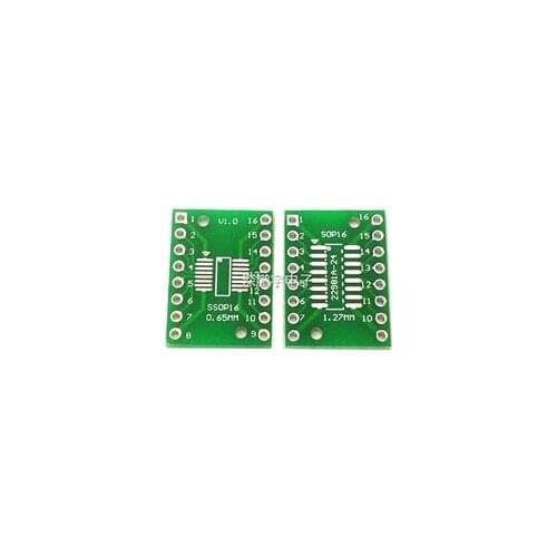 Free shipping 100pcs/lots TSSOP14 SSOP14 SOP14 To DIP14 Transfer Board DIP Pin Board Pitch Adapter