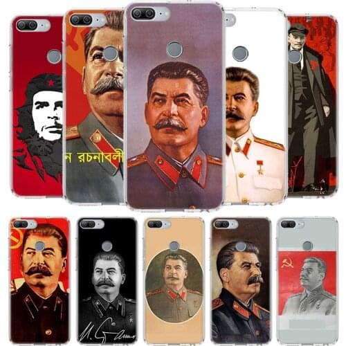 Russian Stalin Ussr Cover Phone Case for Huawei Y9 Y5 Y6 Y7 2019 Honor 9 10 Lite 9X 8X 8A 8S 7X 7A 20 10i V30 Nova 6E Coque