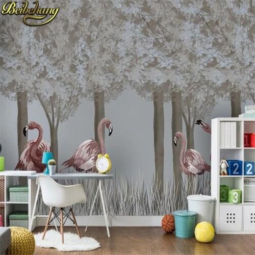 Beibehang Murals Wallpaper Nordic forest Art Photo Wall Painting Living Room Bedroom Background Wall Paper For Walls 3 D Decor