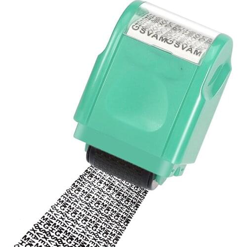 Identity Privacy Protection Roller Stamp Information Coverage Data Protector Messy Code Roller Stamp