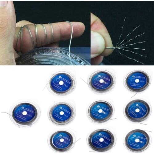 Stainless Steel Wire Lures Leader Trace Fishing Lines Accessories 10m 7 Strands