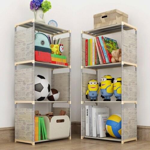 Multilayer Bookcases Simple Assembled Book Shelf Bathroom Furniture Storage Display Shelf DIY Bookcase High Quality Bookshelf