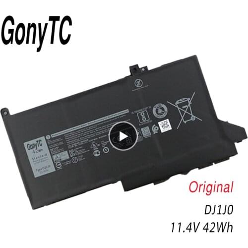 New original DJ1J0 Laptop Battery For DELL Latitude 12 7000 7280 7380 7480 Series Tablet PC PGFX4 ONFOH DJ1JO 11.4V 42WH