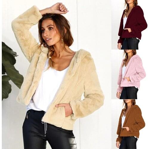 S-XL autumn winter long sleeve hooded women coat casual leisure brand tops