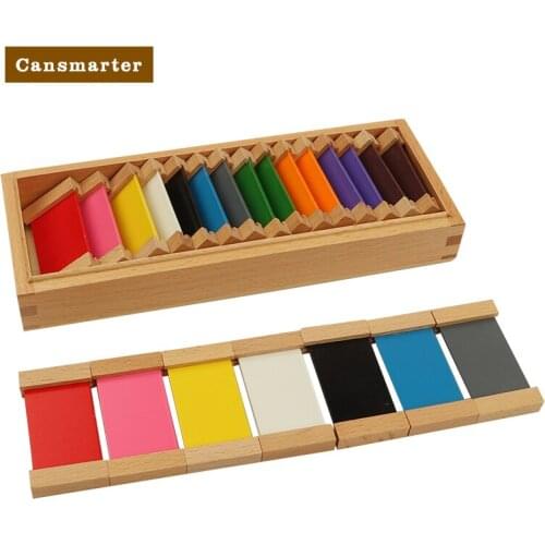 11 Colors Tablets 2nd Box Sensory Montessori Wooden Educational Toys Kids Toys Educational Montessori Materials for Kids