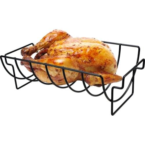 Non-stick Steak Rack Holders Stand Barbecue Grill Rack Roasting Rib Rotisserie For Household Outdoor Camping