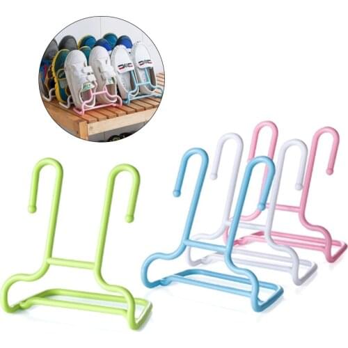 10PCS/Set Shoe Rack Multi-Function Shelf Drying Shoe Rack Stand Hanger Children Kid Shoes Stand For Storage Wardrobe Organizer