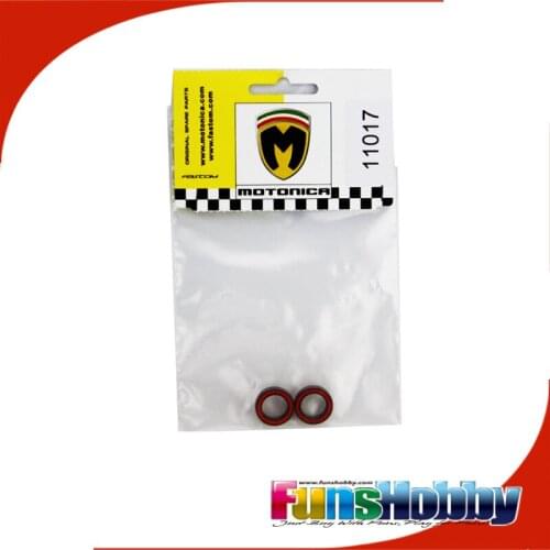 Italy Motonica 1:8 On Road Model Nitro Car Parts Ball Bearing12x18x4 XSO Red Rubber Shields Applied to P8C P8F P81(COD.11017R02)