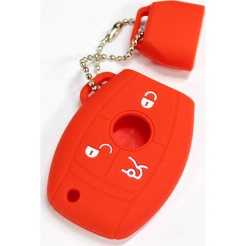 Silicone Car Key Cover Case Protective Shell Styling For Benz CLS CLA GL R SLK AMG A B C S Class Car Remote Holder Accessories