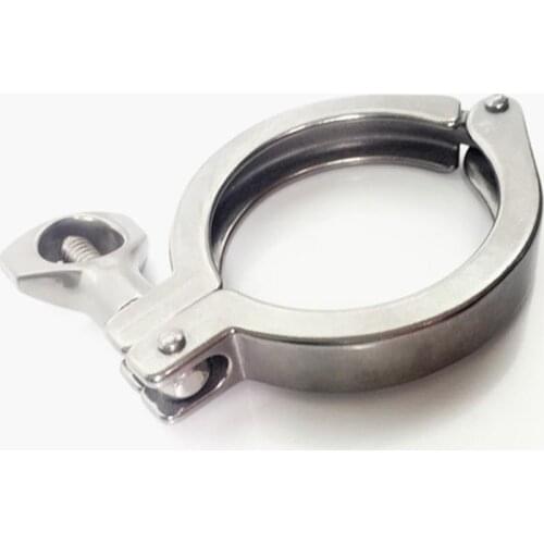 0.75" 3/4" Tri Clamp SUS 304 Stainless Steel Sanitary Fitting Home Brewing Beer 34mm Ferrule O/D