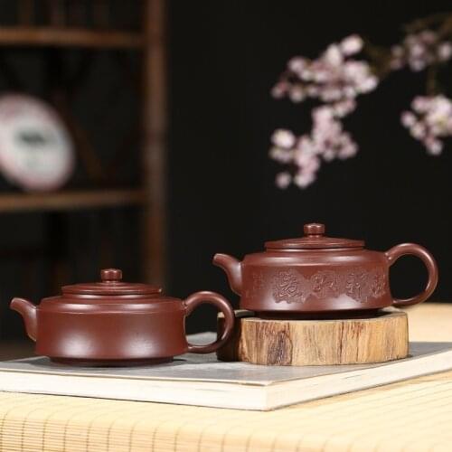 Yixing recommended masters all hand undressed ore purple clay zhu jade ceramic tea-pot kung fu tea set custom wholesale
