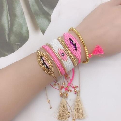 ZHONGVI MIYUKI Beaded Bracelet For Women Bileklik Pulseras Mujer 2020 Handmade Woven Charm Bracelets Set Female Fashion Jewelry