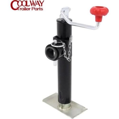 10 Inch Top Swivel Weld-on Trailer Jack Stands Support Legs Corner Steady CAP 2000 LBS Camper RV Parts Caravan Accessories