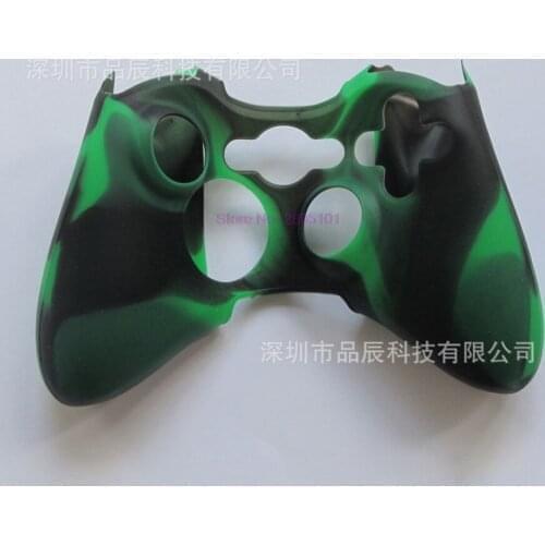100pcs Gamepad Covering Silicone Skin Soft Gameconsole Case Gaming Controllers Cover for Xbox 360 Controller