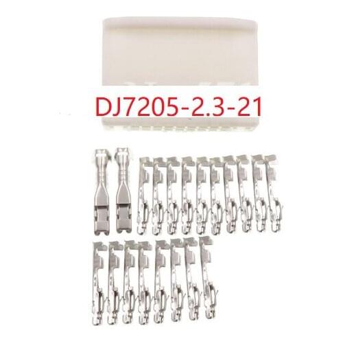 200 sets 20 Hole Electrical Auto Wire Connector Female Automotive Socket Plug With Terminals DJ7205-2.3-21