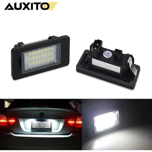 2x For BMW E60 E46 E90 License Plate Light No Error Led Number Plate Holder Lamp For BMW E39 E60 E61 E91 E90 E92 E93 E46 CSL E82