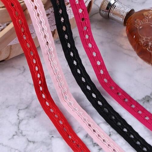 5Meters 1.5cm Width Hollow Lace Ribbon For Garment Materials DIY Handmade Sewing Craft Underwear Decoration Accessories