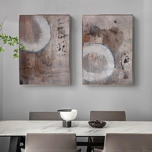 Abstract Watercolor Oil Painting Wall Art Canvas Poster Abstract Artwork Picture Modern Home Decor Print for Living Room Design