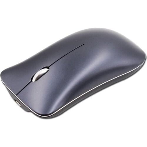 Ratón inalámbrico de aleación de aluminio con Bluetooth, receptor de ratón duradero, modo Dual, silencioso, 2,4G, para oficina