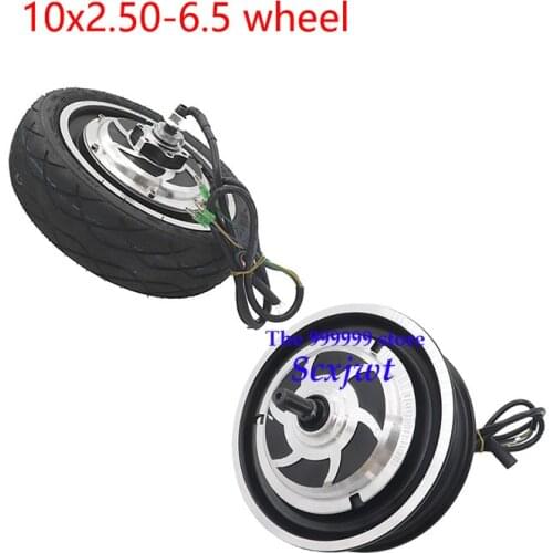 10x2.50-6.5 CHAOYANG Tubeless Vacuum Tire Motor For 10 Inch Electric Scooter Brushless 36v350w 48v500w Scooter Hub Motor Parts