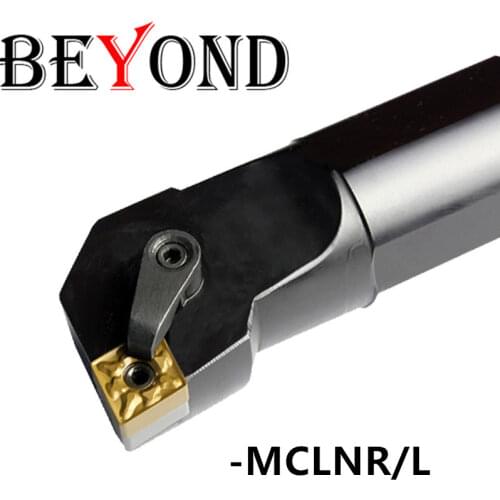 BEYOND MCLNR S16Q-MCLNR12 S20R-MCLNR12 Internal Turning Tool Holder Lathe cutter MCLNL 25mm Carbide inserts CNC Boring Bar CNMG