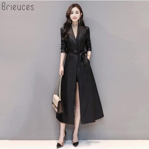 Brieuces Womens Fashion Leather Jackets