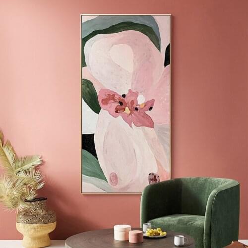 EECAMAIL modern abstract flower porch painting mural DIY 5d diamond art painting No Frame Full diamond embroidery