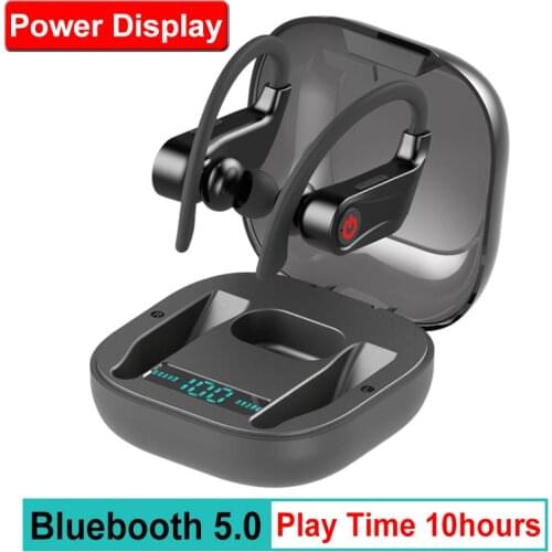 HBQ Pro TWS Bluetooth 5.0 Wireless Headphones with mic Stereo Earbud Waterproof Led Digital Display headset gamer for all phones