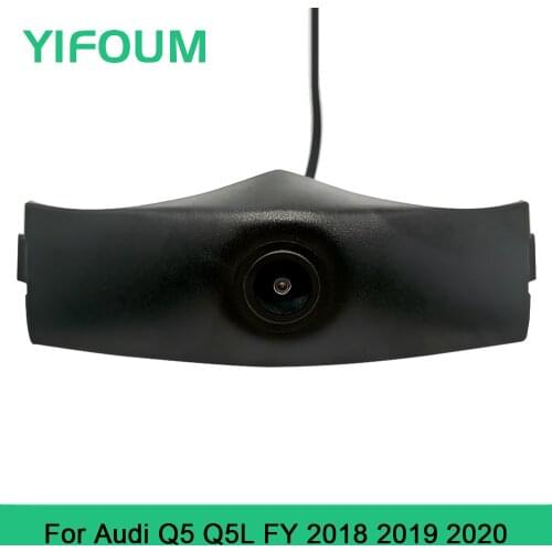 YIFOUM HD CCD Car Front View Parking Night Vision Positive Waterproof Logo Camera For Audi Q5 Q5L FY 2018 2019 2020