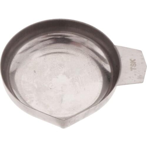 Small Metal Pocket Weighing Balance Scale Pan Dish Bowl Holder Jewelry Tools