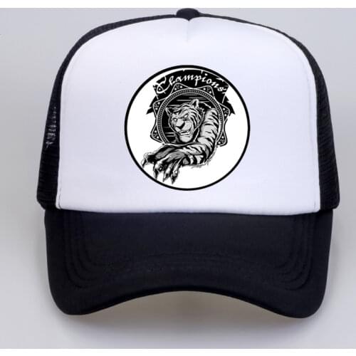 Unisex Fashion Hat For Men And Women Breathable Mesh Lion Embroidery Baseball Caps Snapback Hip Hop Trucker Bone