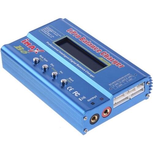 New imaxRC iMAX B6 80W Lipo NiMh Li-ion Ni-Cd RC Battery Balance Digital Charger Discharger Carregador E Balanceador Inteligente