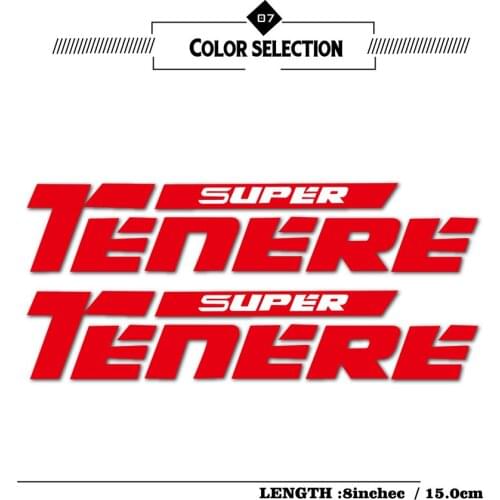 New motorcycle bicycle fuel tank stickers body sticker wheel helmet waterproof reflective logo suitable for yamaha supertenere