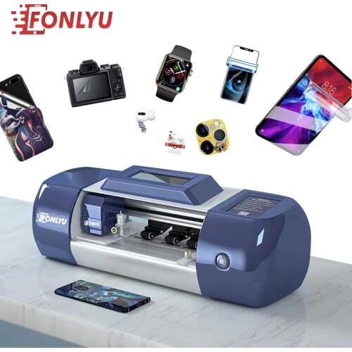 Fonlyu Free Shipping Plotter Film Cutting Machine Flexible Hydrogel Film For Pad Phone Front Screen Protective Back Film Cutter