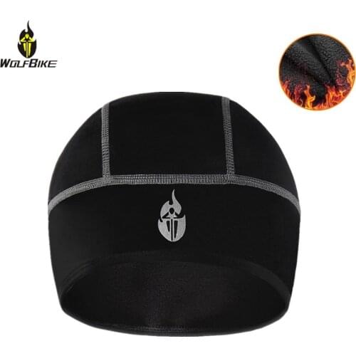 WOLFBIKE Warm Motorcycle Cycling Caps Winter Bicycle Ski Snowboard Hood Windproof Headwear Thermal Sports Fleece Hats