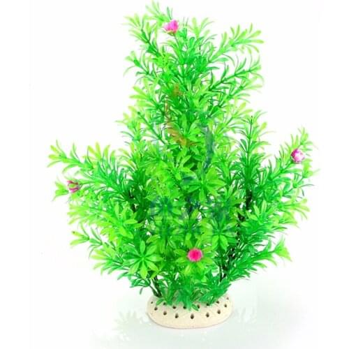 1Pcs Artificial Aquarium Plants Aquatic Green Plant Aquarium Fish Tank Decoration 36cm Height For Fish Add Extra Fun