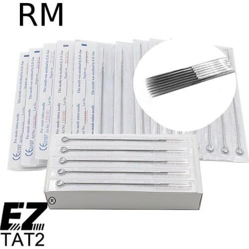 100 pcs Mixed Lot disposable sterile standard tattoo needles Round Magnum Needles 5 7 9 11 13 15RM