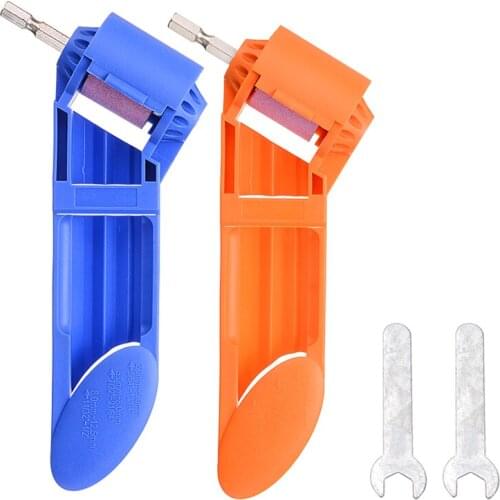 2Pcs Twist Drill Grinders Portable Corundum Grinding Wheel Drill Bit Sharpener Drill Power Polish Tools 180*40*32mm