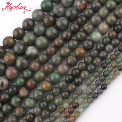 4,6,8,10mm Smooth Round Beads Ball Multicolor Africa Jades Stone Beads For Necklace Bracelats Jewelry Making 15" Free Shipping