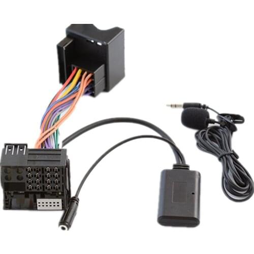 Car bluetooth Module AUX Adapter For BMW E60E63 E64E65E66E81E82E87E70E90 / E91E92 Nondestructive installation plug + MIC