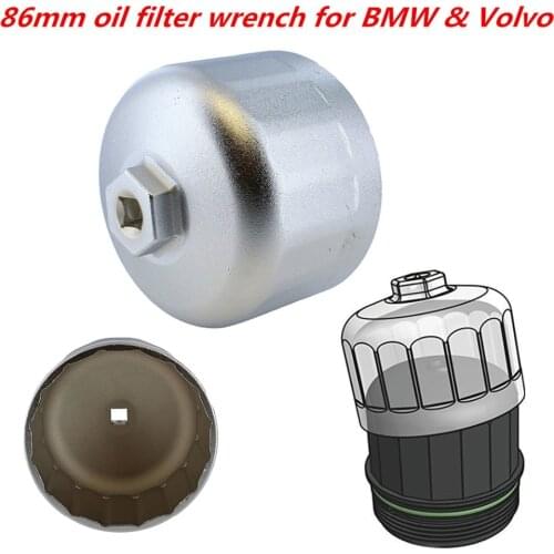 Chuang Qian Oil Filter Wrench Car 86mm Cartridge Style Housing Cap Removal Tool For BMW 1/2/3/4/5/6/7 ActiveHybrid 3/5/7 Series