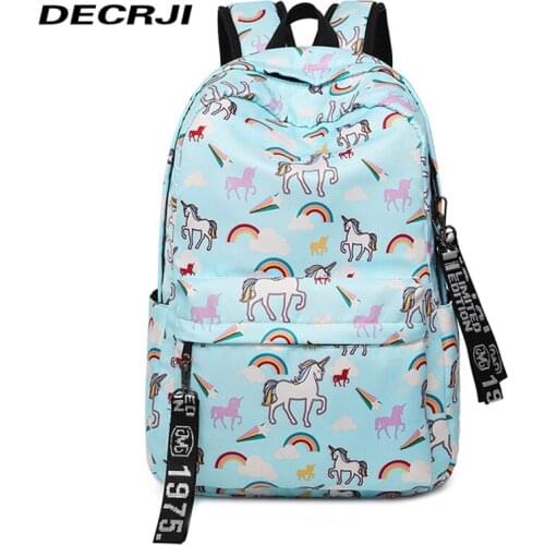 Женские рюкзаки для студентов DECRJI China At AliExpress