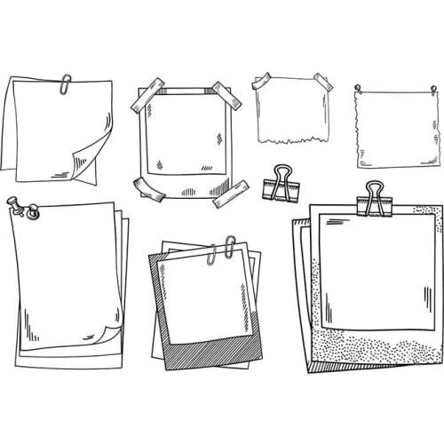 File Clear Stamp for Scrapbooking Transparent Silicone Rubber DIY Photo Album Decor B604