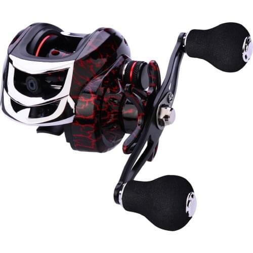 Longdao Baitcasting Reel 10KG Max Drag Dual Brake System Reel 18+1 BBS 7.1:1 High Speed Fishing pesca wheel